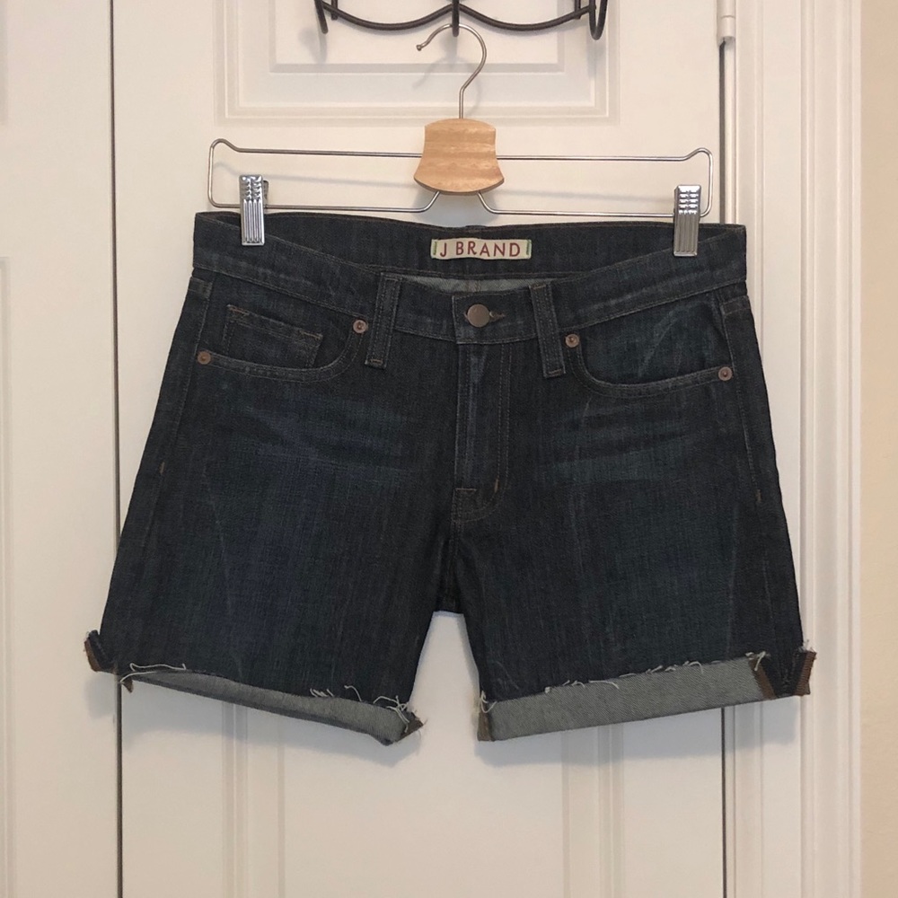 J Brand Denim Cuffed Jean Shorts Size 25